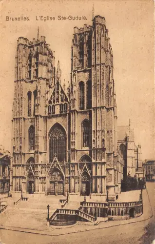 Br34943 Bruxelles Eglise Ste. Gudule Belgien