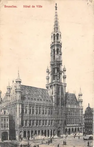 Br34923 Bruxelles Hotel de Ville Belgien