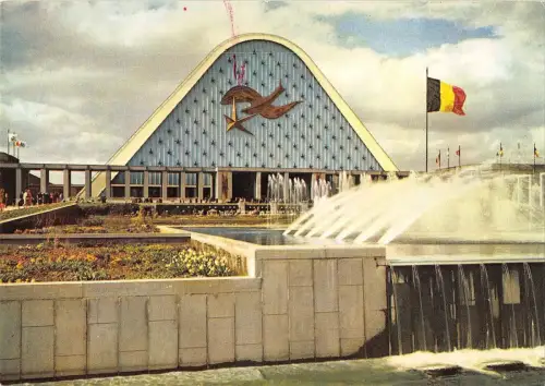 BT13101 Fassade principale des grands Palais Bruxelles Ausstellung Belgien