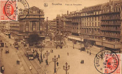 Br34783 Bruxelles Place de Brouckere Belgien