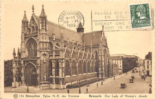 Br34761 Bruxelles Eglise Notre Dame Belgien