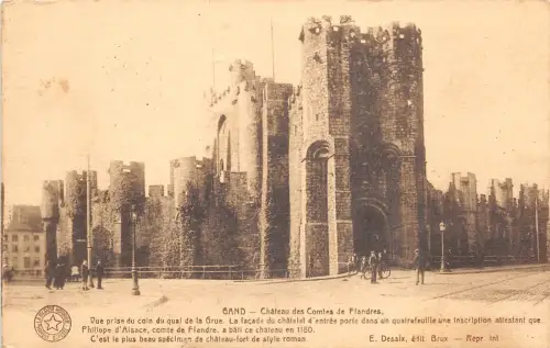 BG25865 gent gand chateau des comtes de flandres belgien