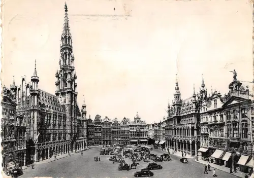BT3053 Brussel Hotel de ville et grand place Belgium