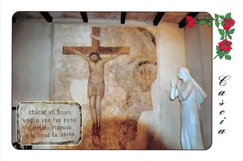 B84485 umbria il crocifisso che stigmatizzo la santa in frante cascia italy