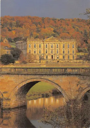 BT18333 chatsworth the house and bridge uk
