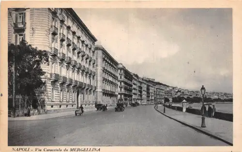 B39460 Napoli Via Caracciolo da Mergellina Italien