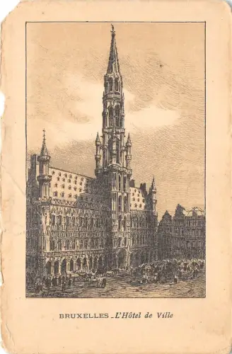 BR32164 Bruxelles Hotel de Ville belgium