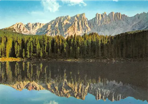 B68389 Italia Dolomiti Il Lago di Carezza italy