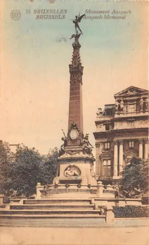 Br35020 Bruxelles Monument Anspach belgien