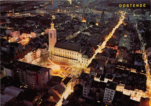 BR25005 Oostende Panorama Belgien