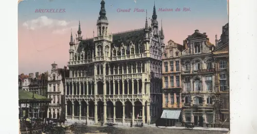 BG26015 grand place maison du roi brussel bruxelles belgium