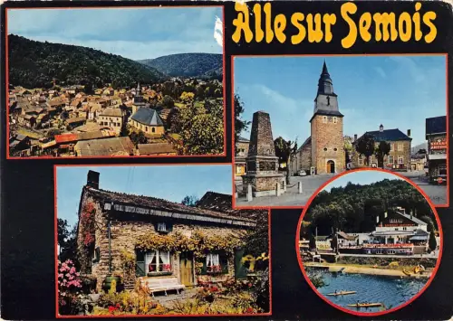 BT3676 alle sur Semois Panorama l eglise Belgium