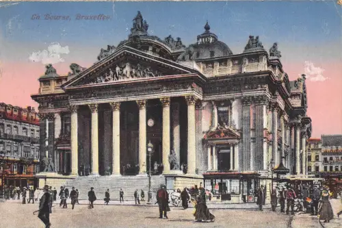 Br34847 Bruxelles La Bourse Belgien