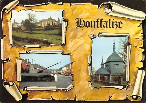 BT3627 houffalize le char allemand le chateau de Tavigny Belgien