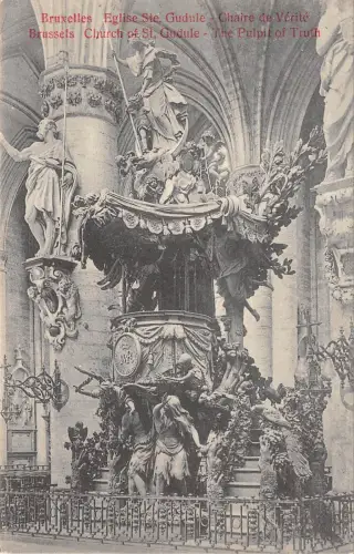 BG25812 eglise de st gudule bruxelles brussel belgium