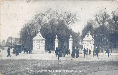 Br34572 Bruxelles Entree Monumentale au Parc Belgien