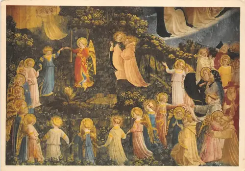 BF38991 angioli e beati museo s marco firenze italien Gemälde Kunst Postkarte