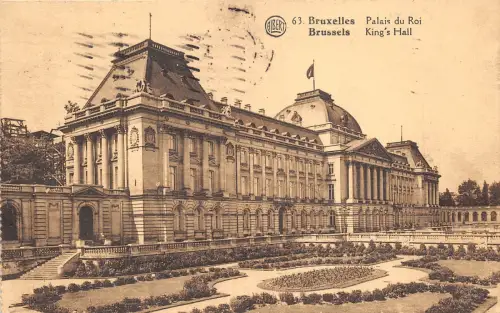 BR32109 Bruxelles Palais du Roi belgium