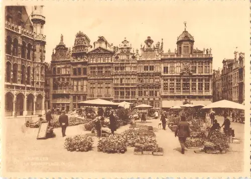 BR54950 Le Grand Place Bruxelles belgium