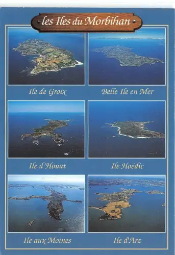 B50238 Bretagne Iles de Morbihan multi vues france