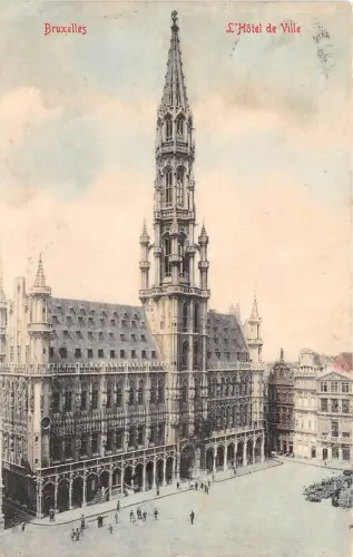 Br34878 Bruxelles L Hotel De Ville Belgien