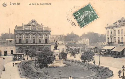 Br34788 Bruxelles La Gare du Luxembourg Belgien
