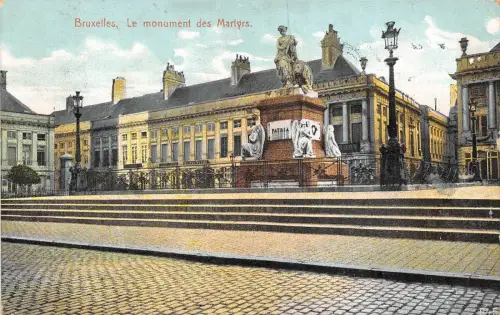 Br34774 Bruxelles Le Monument des Martyrs Belgien