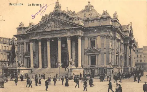 Br34733 Bruxelles La Bourse Belgien