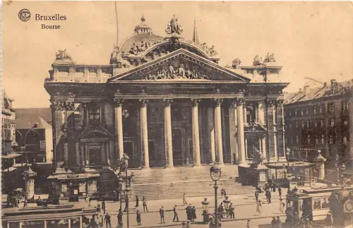 Br34839 Bruxelles Bourse Belgien