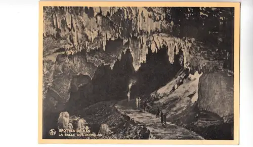BF17530 la sallle des mamelons grottes de han belgien front/back image