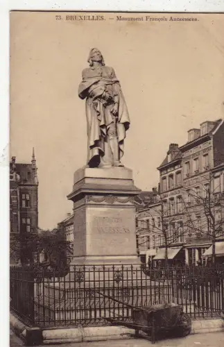 BF16789 bruxelles monument francois anneessens belgien front/back image