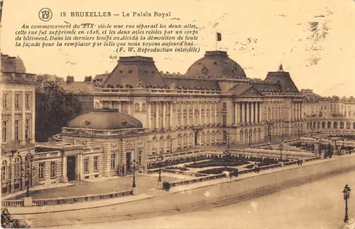 BT3232 Bruxelles le palais royal Belgium