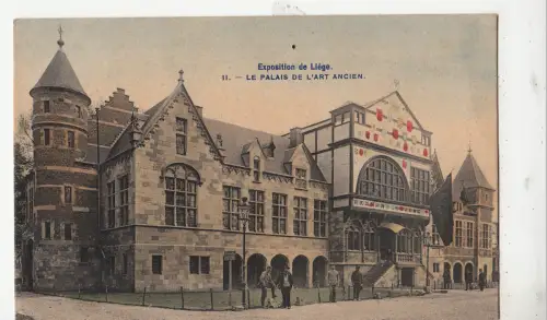BF17112 exposition de liege le palais de l art ancien belgium front/back image