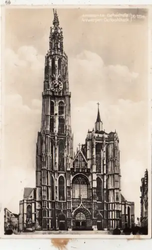 BF17264 anvers la cathedrale belgien front/back image