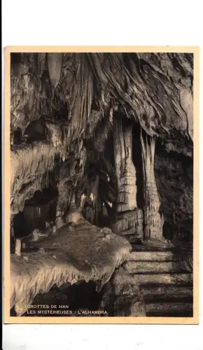 BF17532 les mysterieuses l alhambra grottes de han belgien front/back image