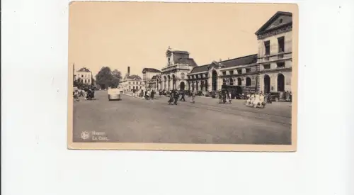 B79746 namur belgium la gare front/back image