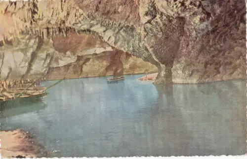 BF16660 les grottes de han le lac d embarquement belgium front/back image