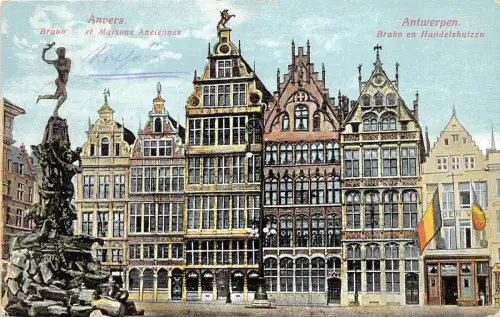 BG25779 maisons aneiennes anvers antwerpen belgien