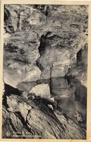 BF16661 grottes de han reapparition de la lesse belgien front/back image