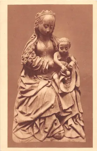 BF40611 B Skulptur Utrecht Belgien Museum Vierges Jungfrau Stechpalme Dame