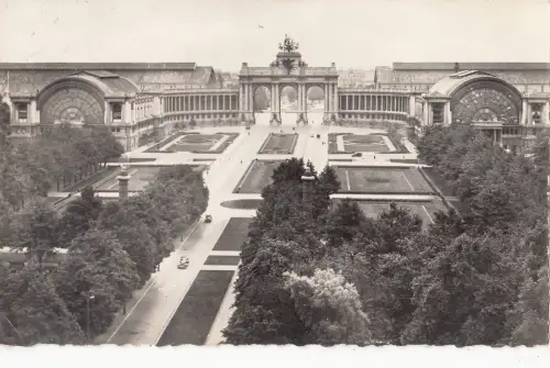 BF17254 bruxelles arcade et parc du cinunatenarel belgien front/back image