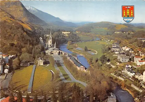 BR1044 Frankreich Lourdes Panorama