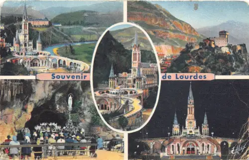 BR29376 Lourdes la basilique france