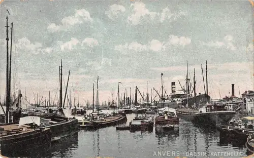 BF6911 Anvers Bassin Katdijk Schiffe Bateaux Belgien Belgien