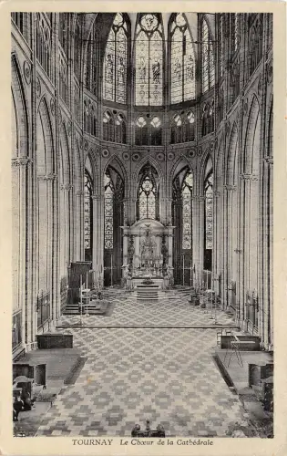 BR40183 turnai le choeur de la cathedrale belgien Belgien