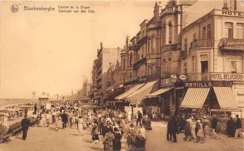 BR40221 Blankenberghe Centre de la Digue Belgien Belgien