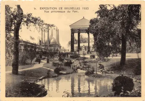 BR40274 vue pitoresque de parc bruxelles belgium Belgium