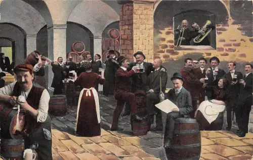 BR40162 Typen Musik Taverne Belgien Belgien