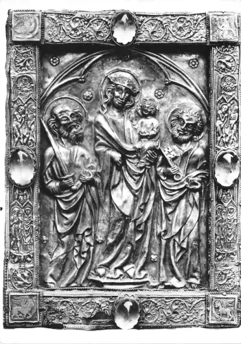 BG31077 Evangeliaire Postkarte Kunst Tongeren Basiliek Belgien CPSM 14,5x10cm