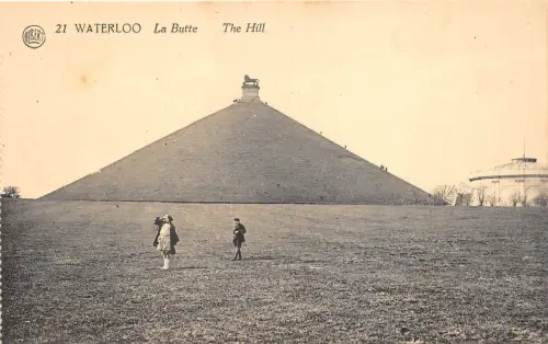 BR40215 waterloo la butte the hill belgien Belgium